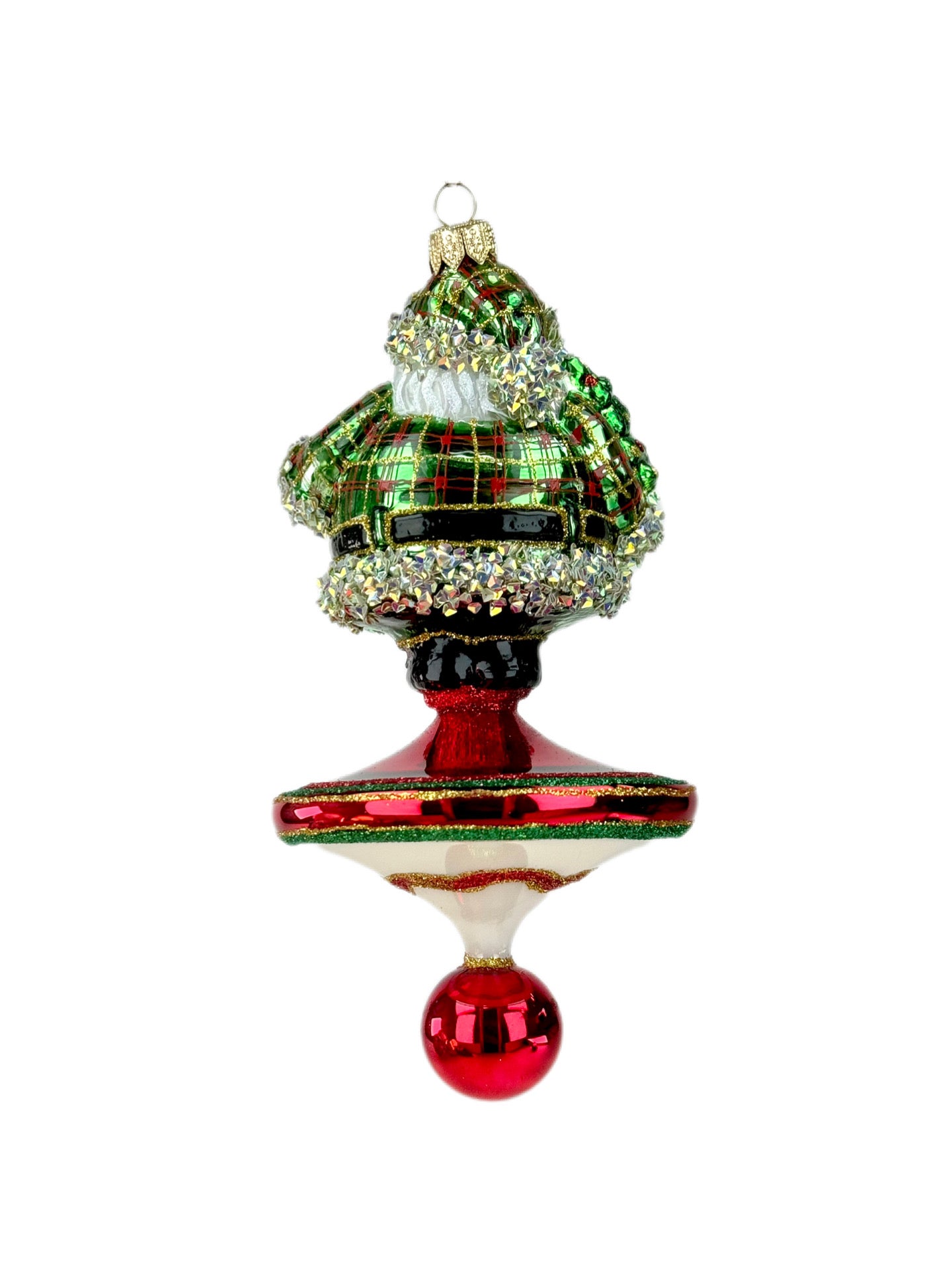 Starlight Plaid Santa Drop