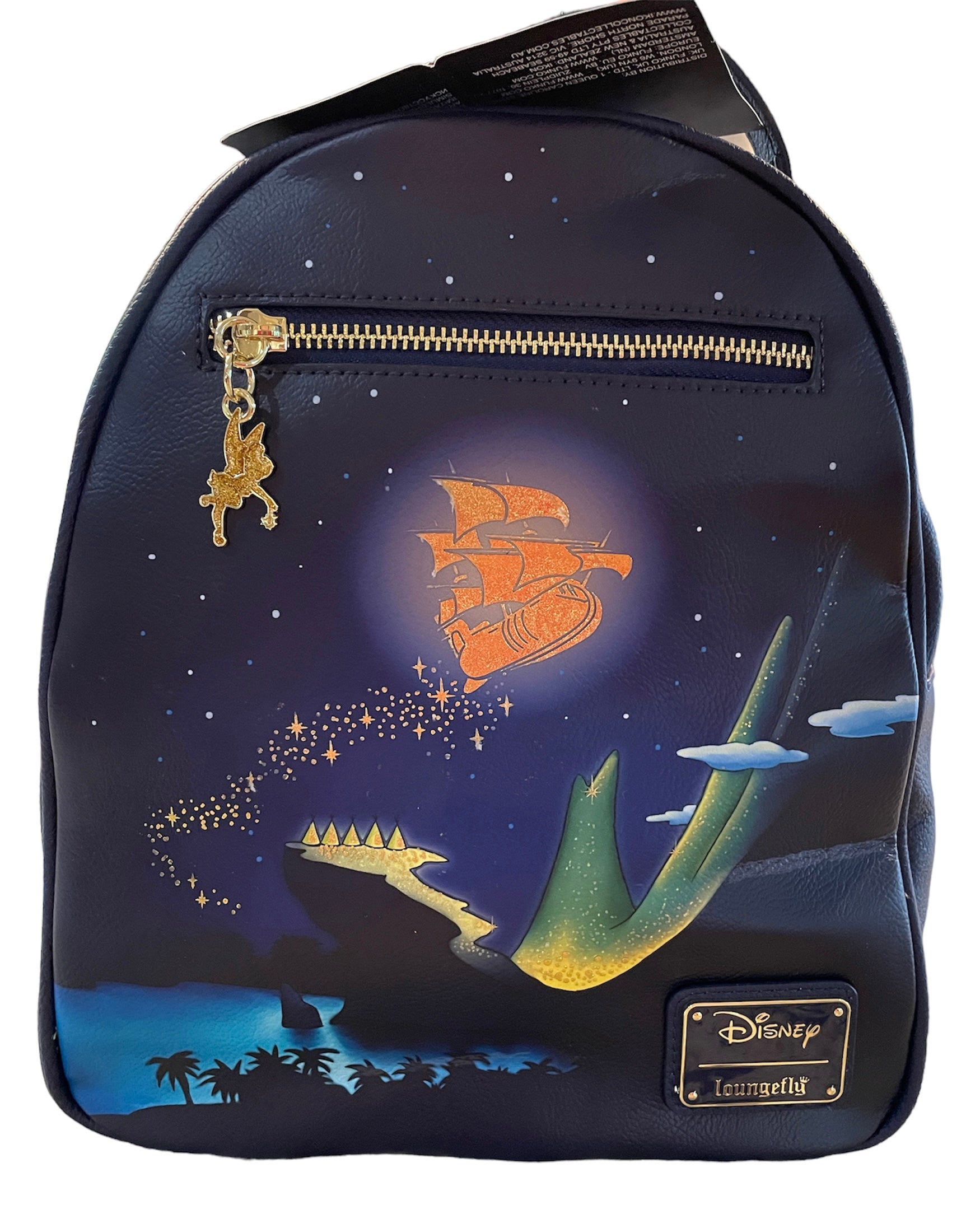es mini backpack Peter Pan Flying Jolly Roger Mini-Backpack