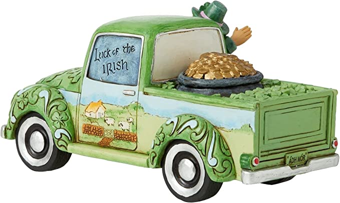 Leprechaun in Green Truck - E & C Creations