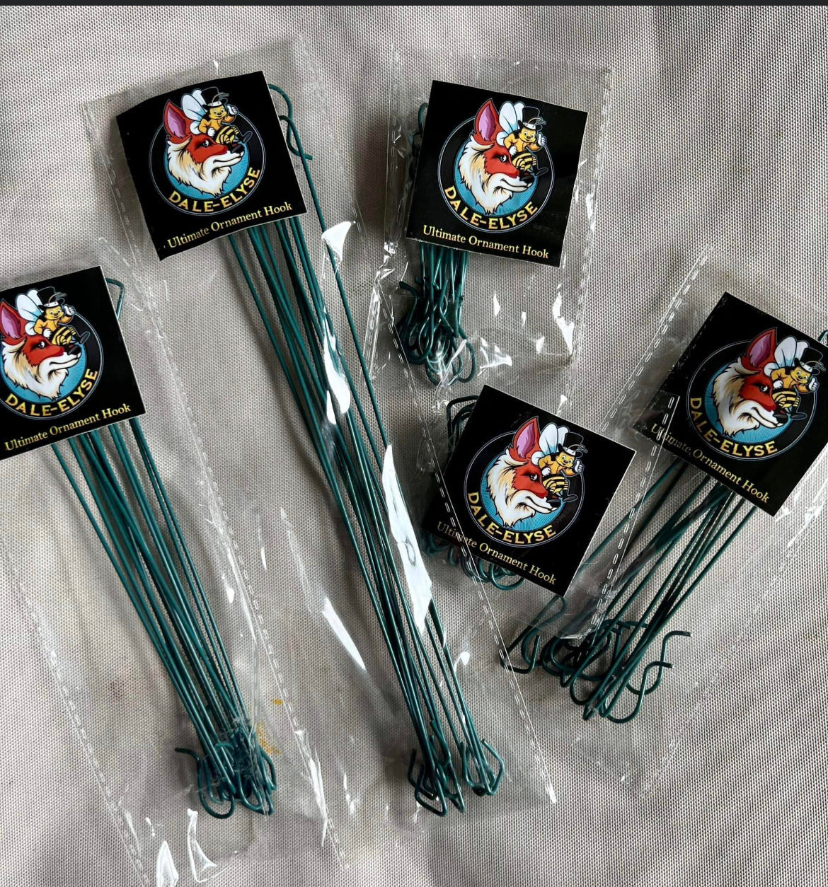 Ultimate DARK GREEN Ornament Hooks - E & C Creations