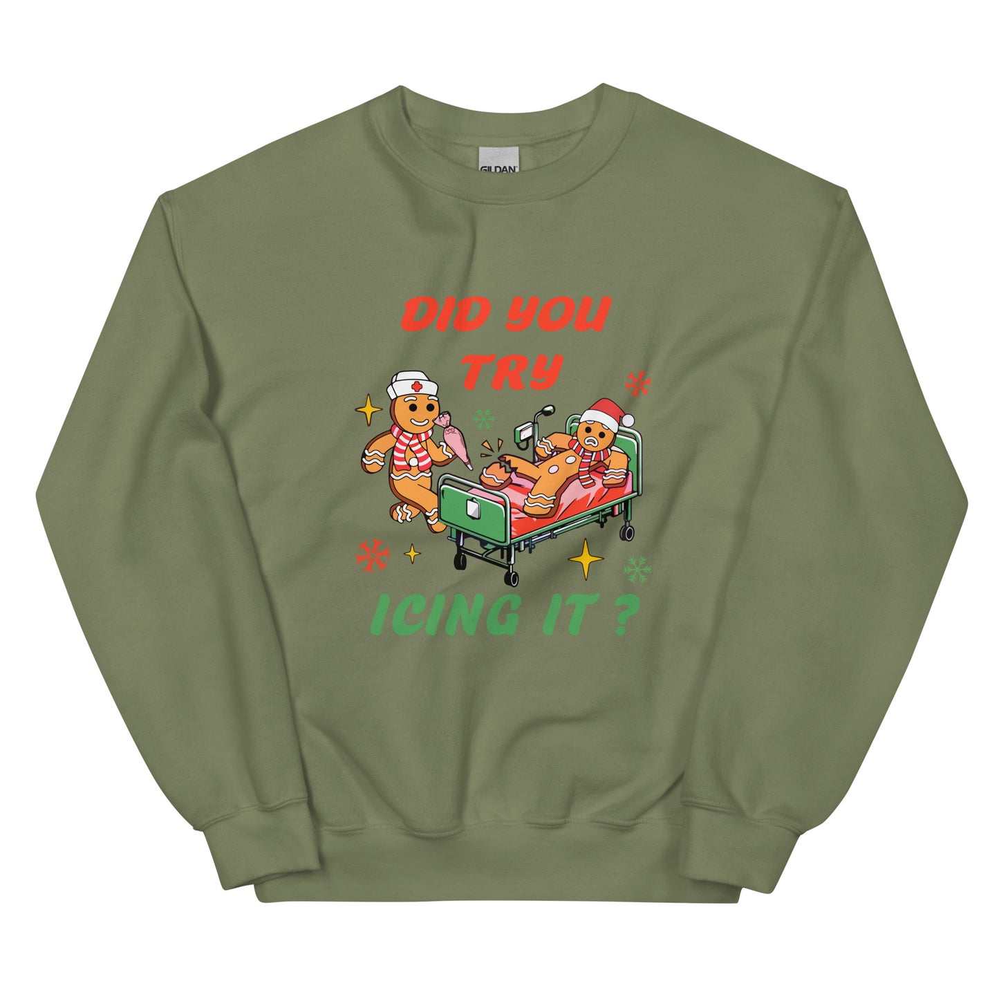 Did you Try icing it? Sweatshirt