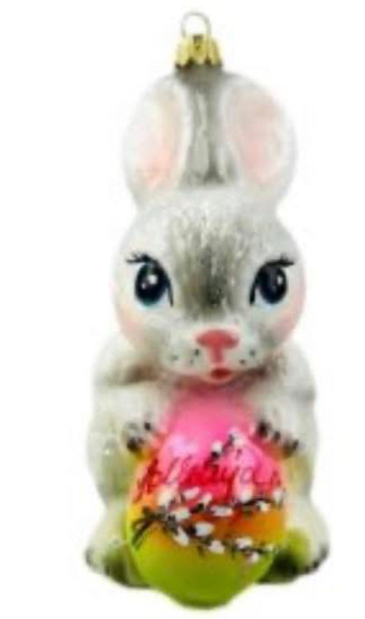 Easter rabbit with pink Egg Pre Order