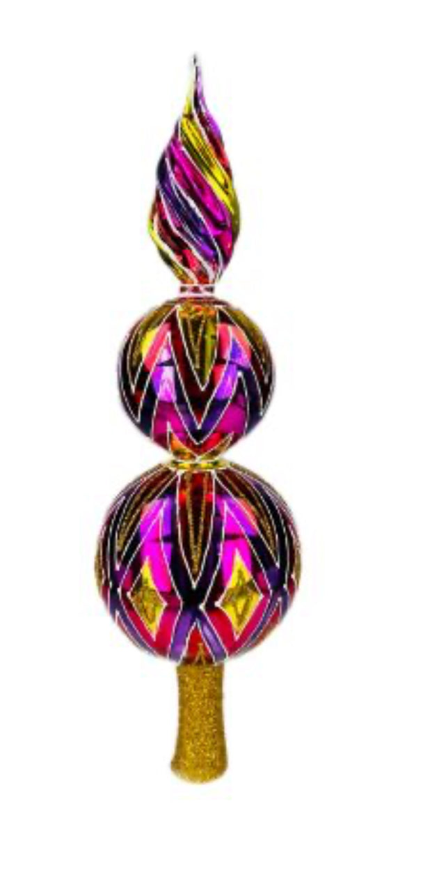 Colorful tree topper – E & C Creations