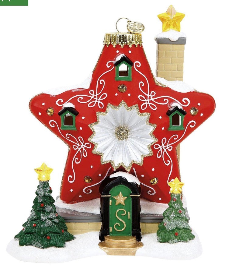 Sparkle Star House with Stargazer Light Accessory