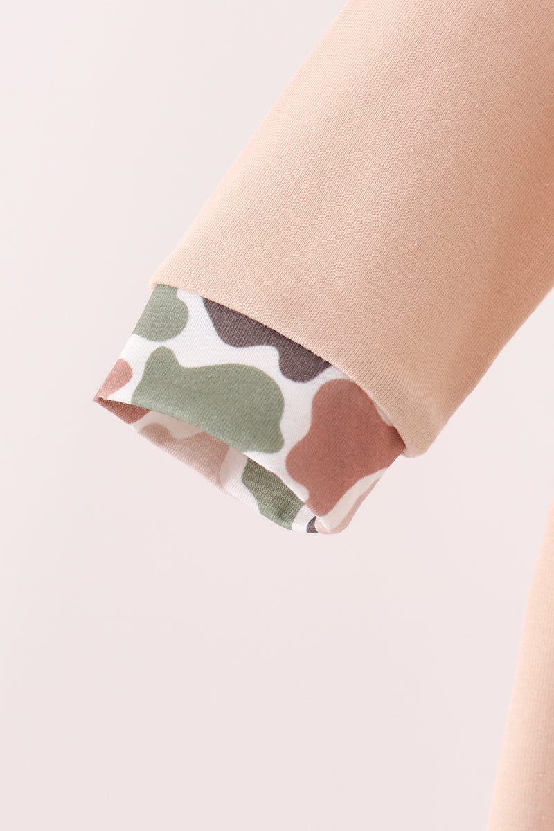 Camo Deer Applique Romper