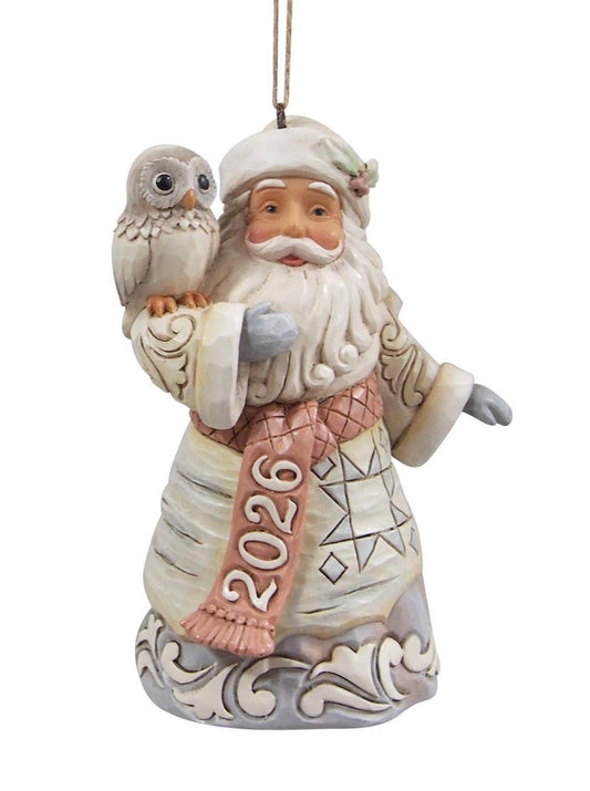 Wdlnd Date 2026 Santa Ornament