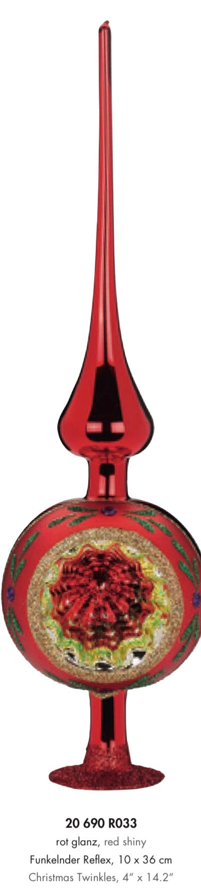 Christmas Twinkles Finial 14.2" Pre Order