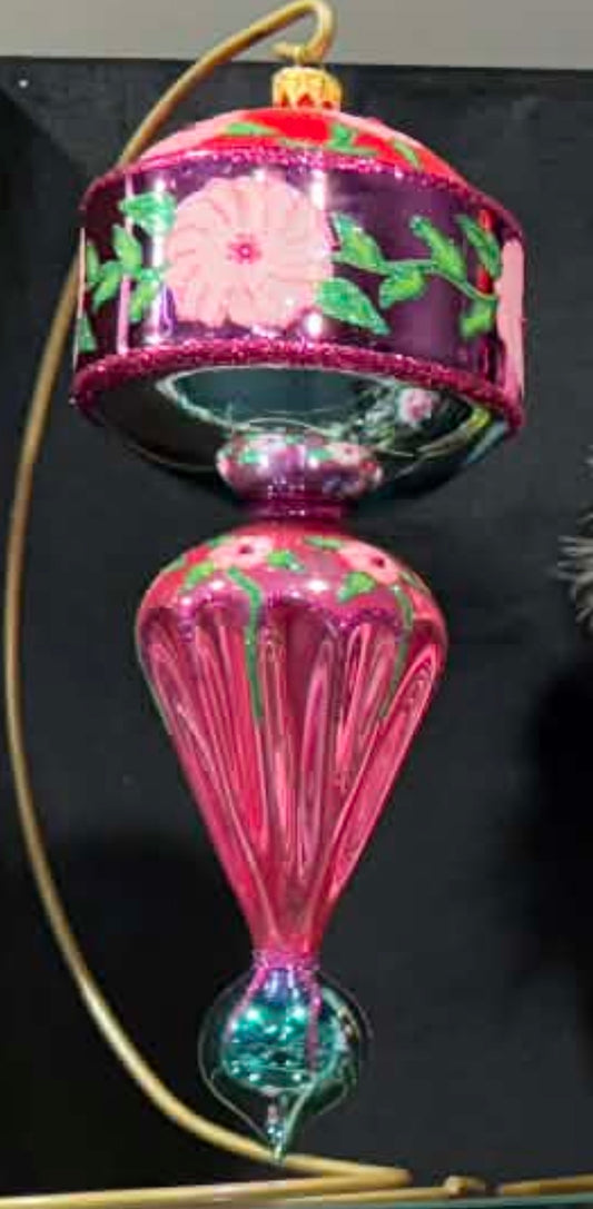 Pink Flower Drum Drop 3055X