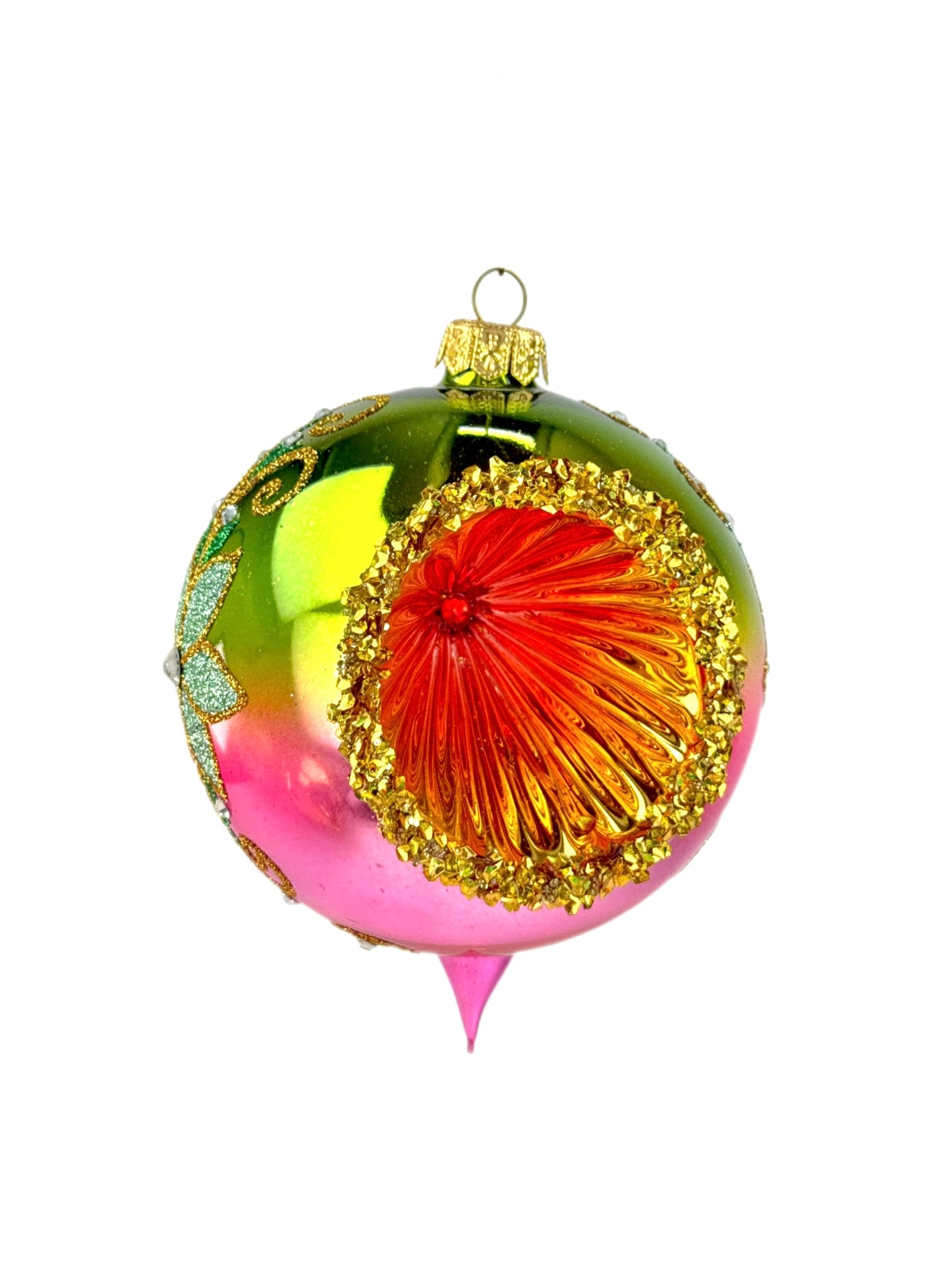 Sunburst Green and Pink