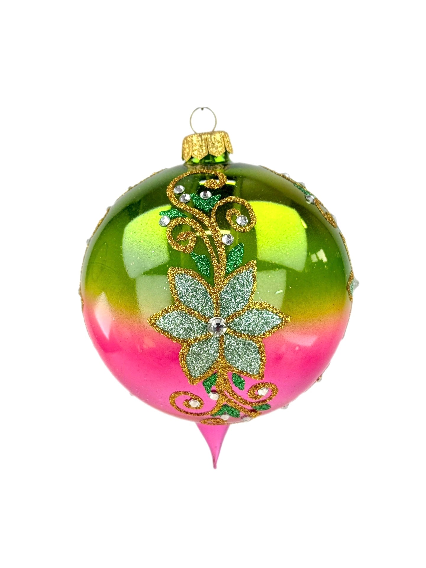 Sunburst Green and Pink