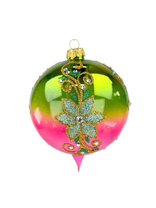 Sunburst Green and Pink