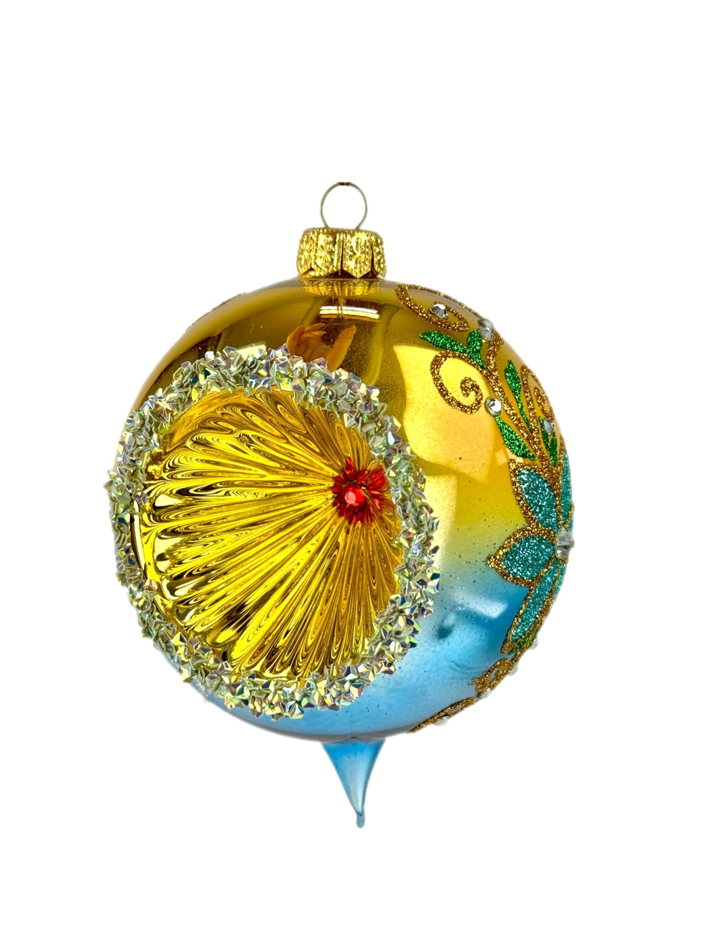 Sunburst Gold and Blue