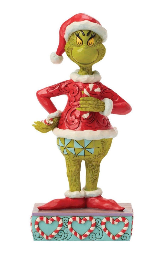 Grinch with Broken Candy Cane
