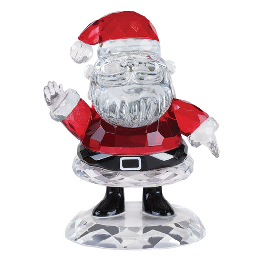 Santa Claus Crystal Figurine