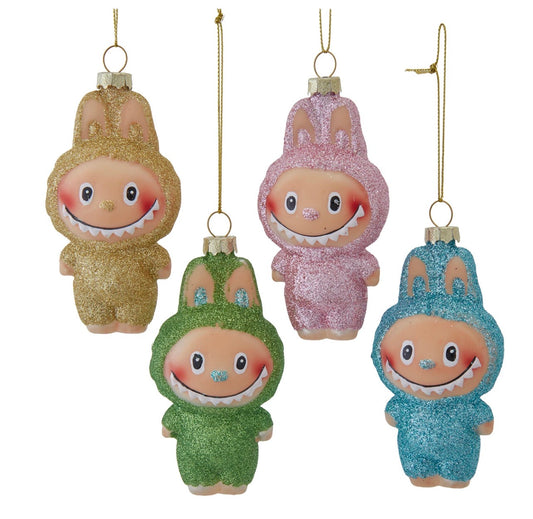 Glass Bedazzled™ Miniature Monster Ornaments, 4"