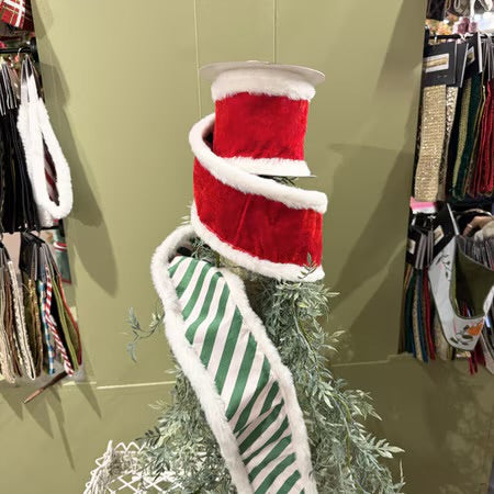 Velvet with white Trim 4x10yd