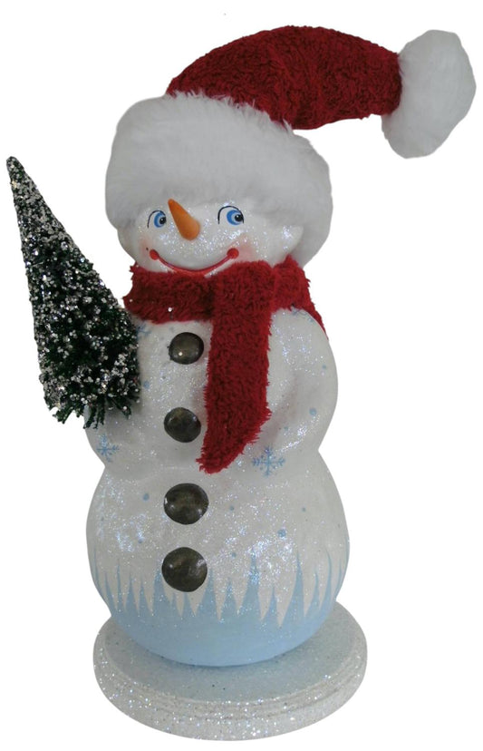 XL Snowman with Santa Hat