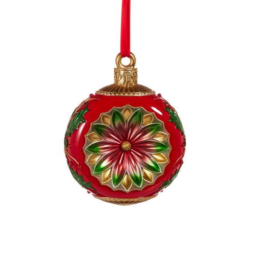 15" VINTAGE RED AND GREEN ORNAMENT DECOR