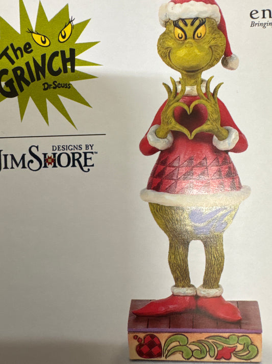 Grinch with Heart Hands