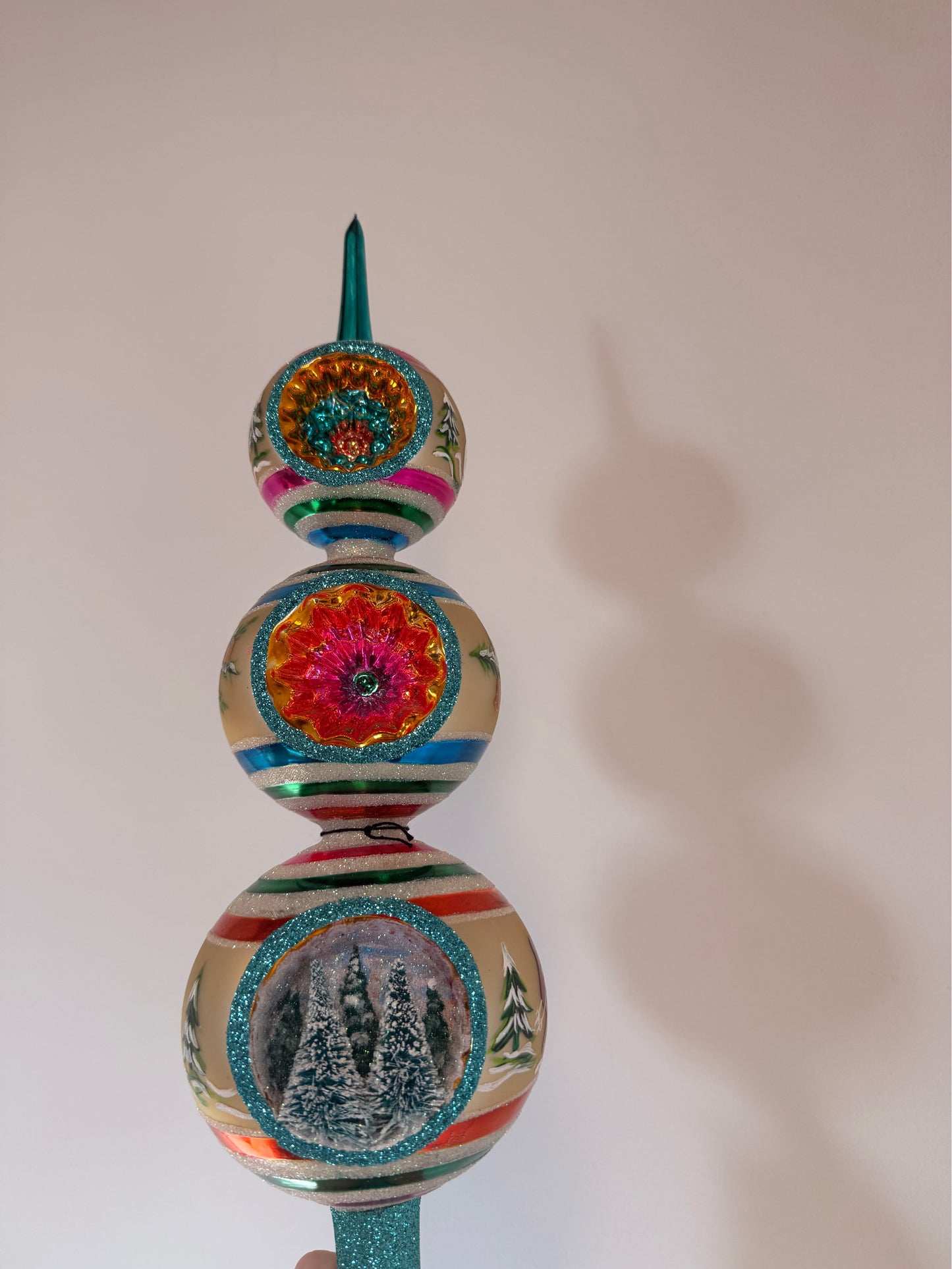 Topper with stamped trees 9355500