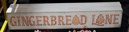28" Gingerbread Lane Wall Art