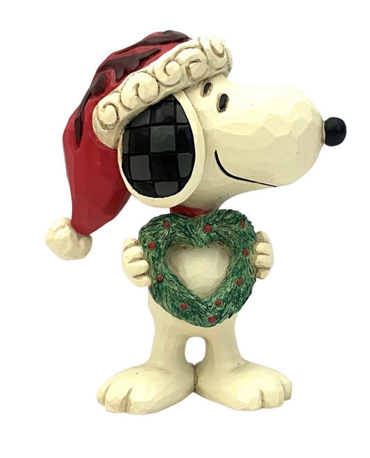 Snoopy with Heart Wreath Mini