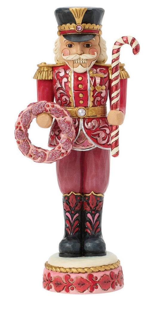 Soldier Nutcracker Pink & Red