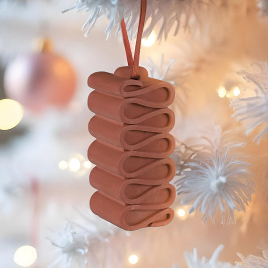 Sugared Ribbon Candy Scented Ornament