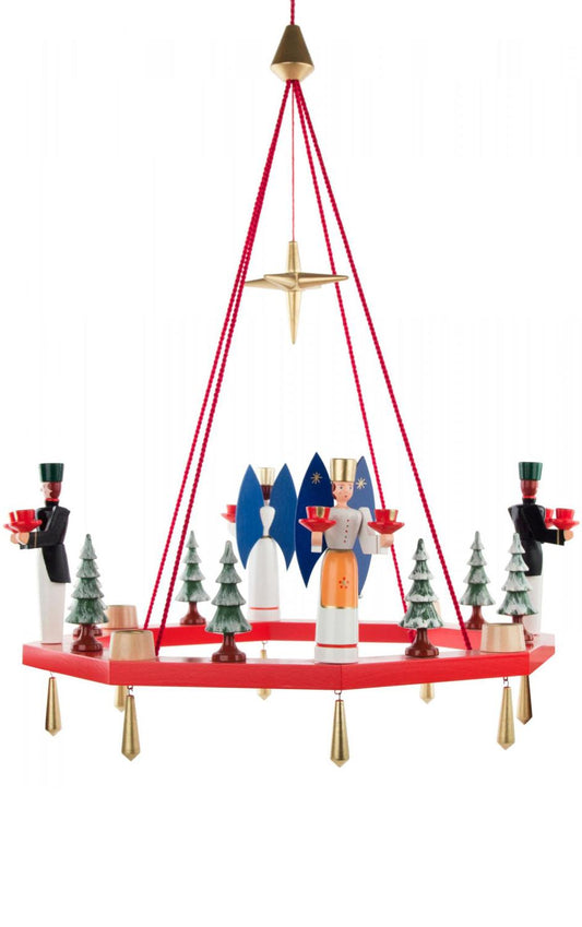 Dregeno Chandelier with Angel and Miner