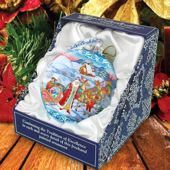 Beloved Courier Glass Ornament, Handpainted Le By G.Debrekht