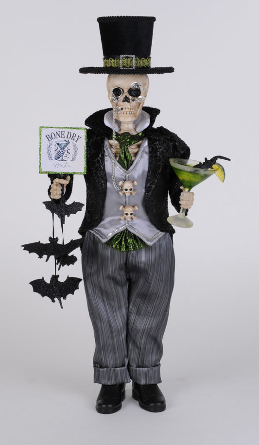 Bone Dry Martini Skeleton