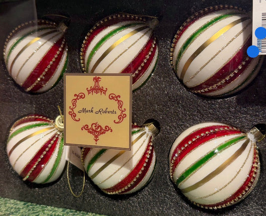 2026 Mark Robert's BEADED HOLIDAY STRIPES 31-61010