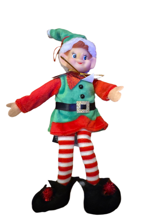 Elf ornament with bow