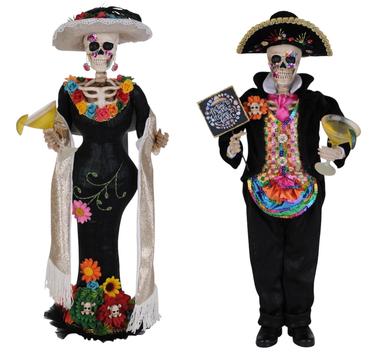 Mr. and Mrs. Fiesta Skeleton