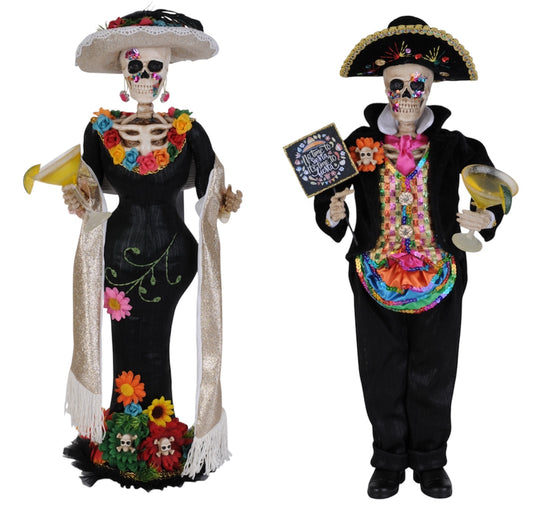 Mr. and Mrs. Fiesta Skeleton
