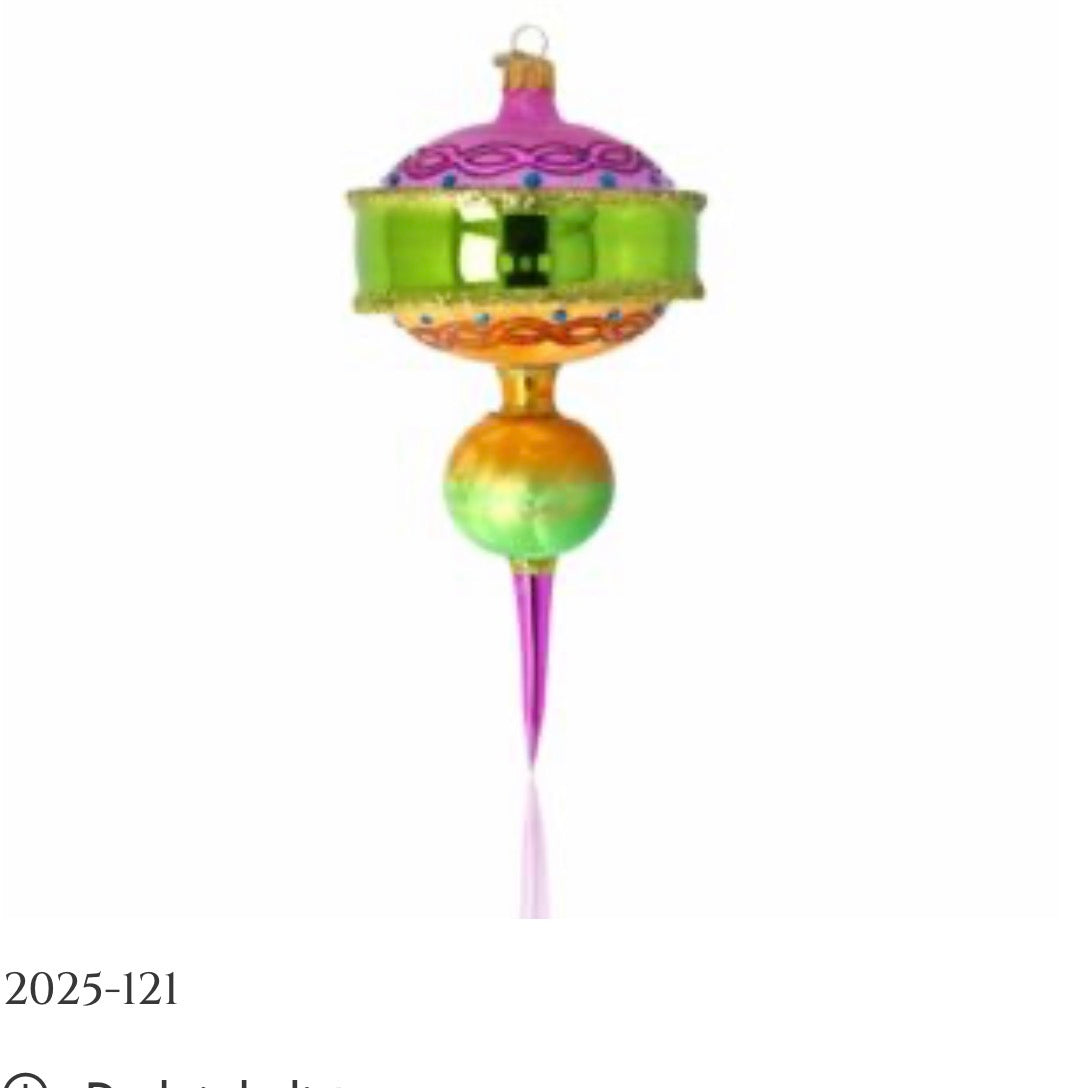 Pink Green and Gold Drop 2025-121 Pre Order