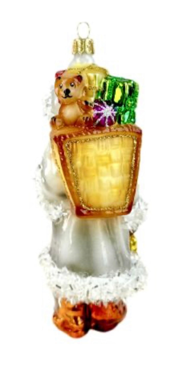 Santa with Basket 1621A