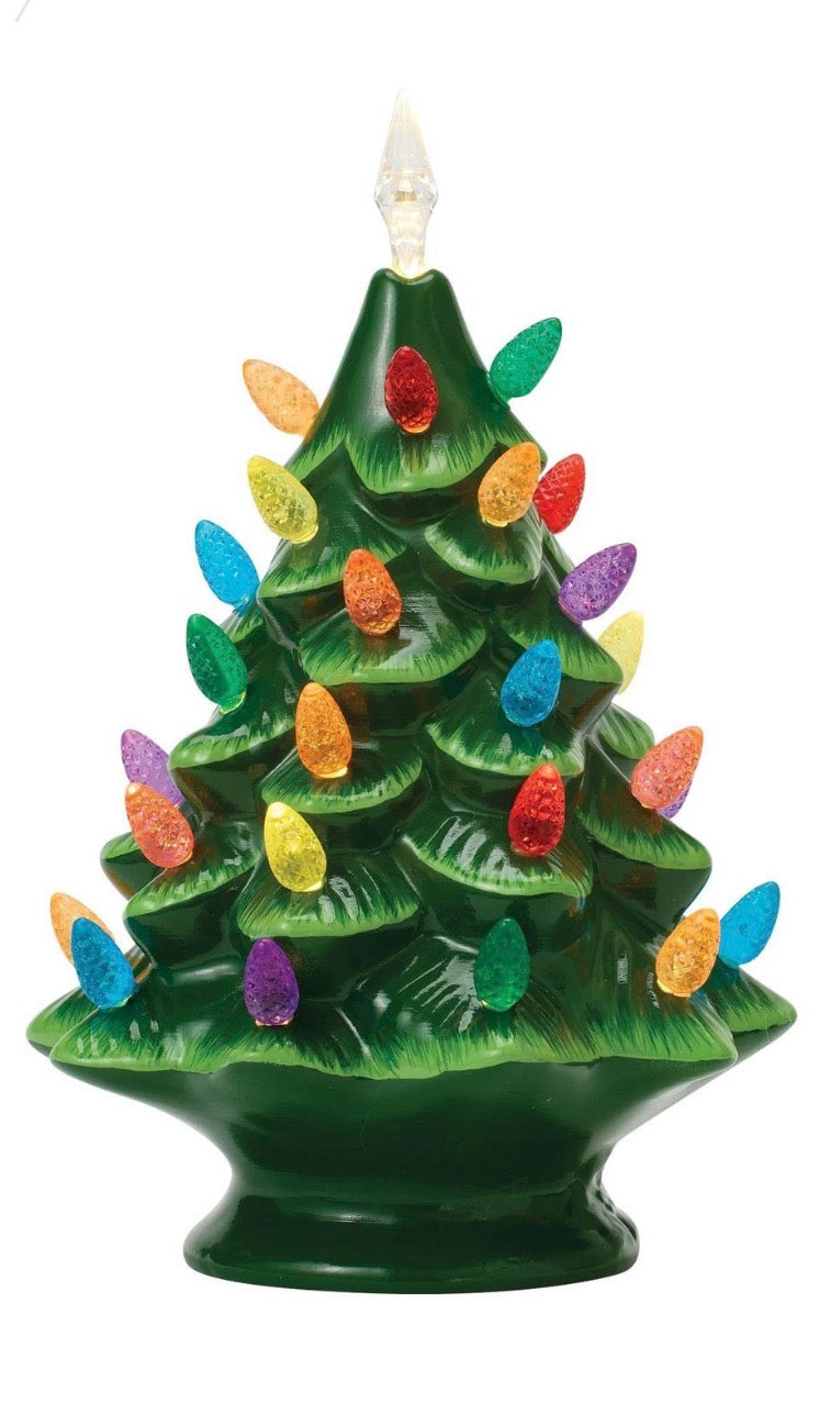 Light up Blow Mold Trees
