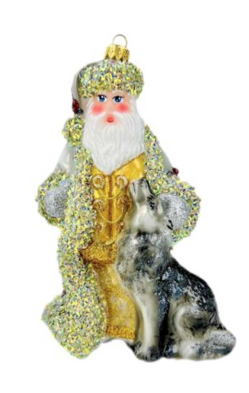 Santa with wolf 1733B