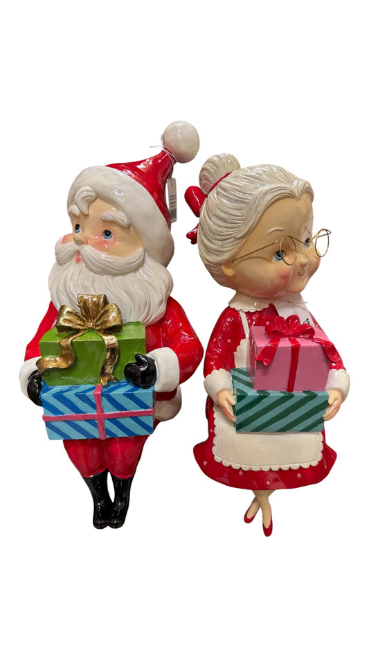 Mr. & Mrs. Claus, 13"&14"