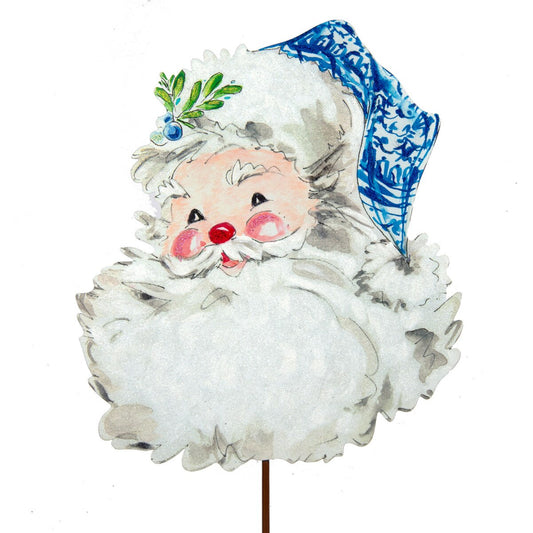 Blue Santa Stake