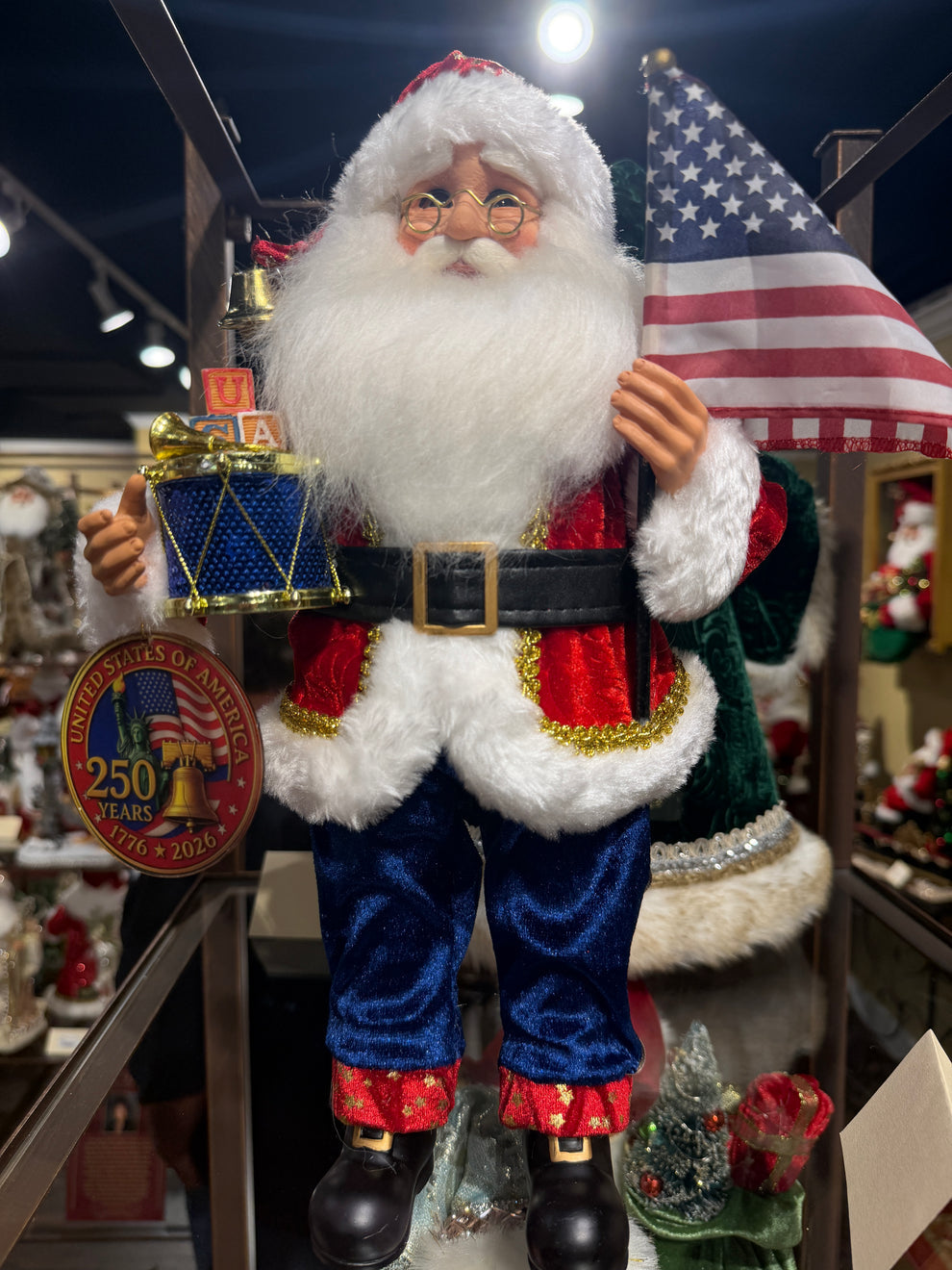 2026 Stars & Stripes Santa