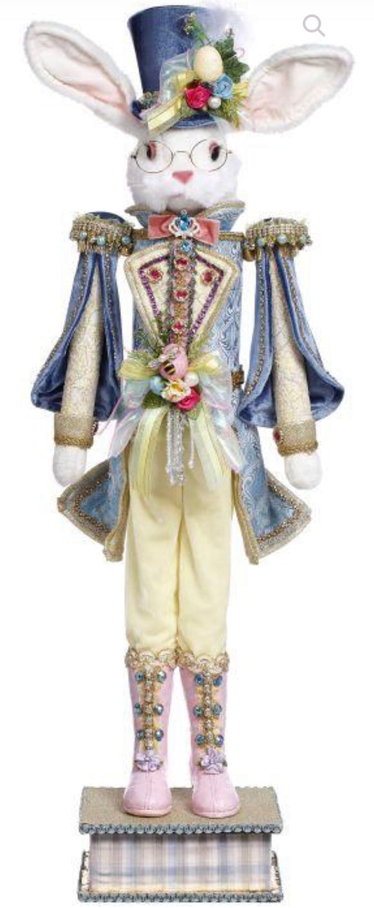 Rabbit Nutcracker Yellow, Medium - 35 Inches