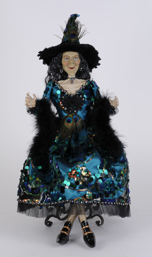Glitzy Pecock Witch
