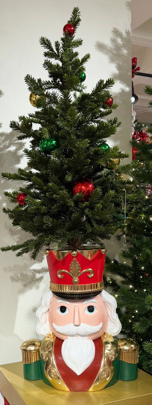 Raz Imports 46" Nutcracker Tree Stand with Lighted Tree