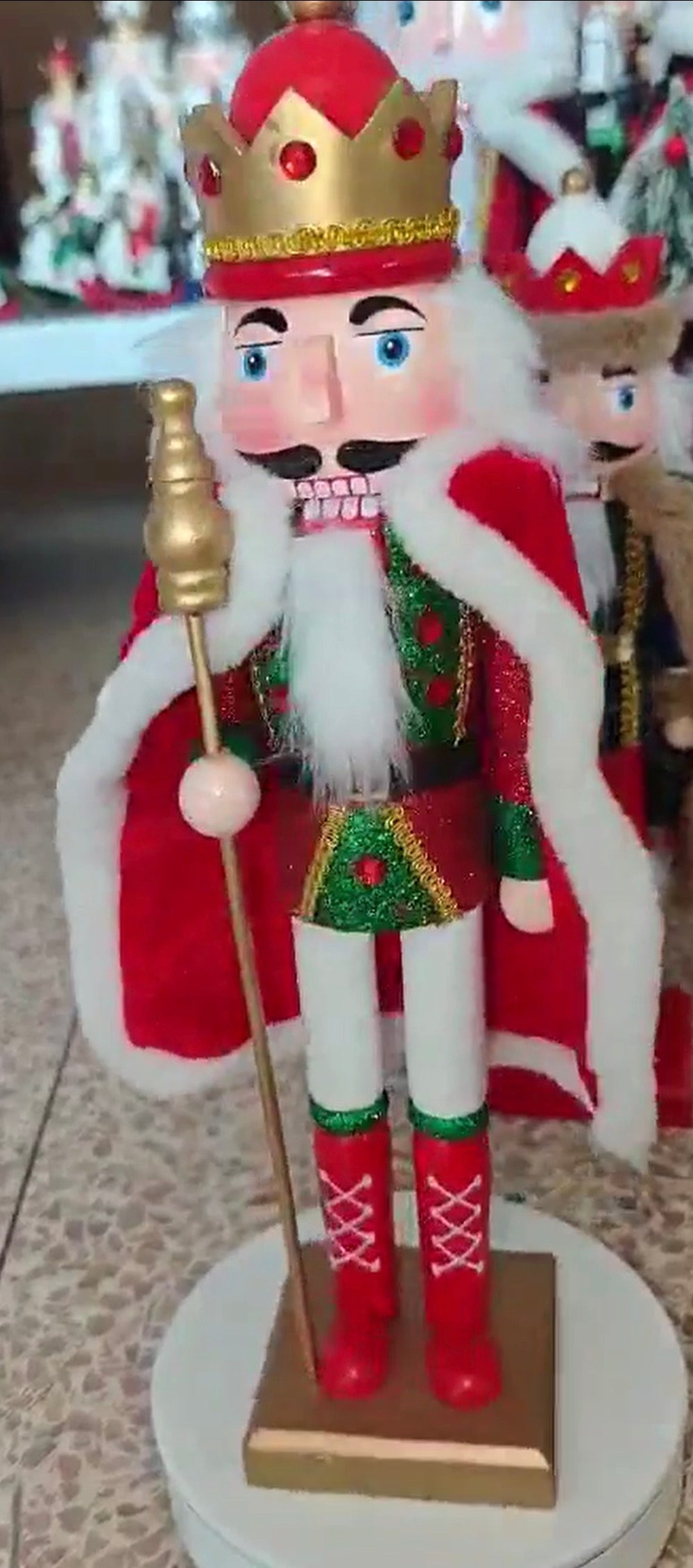 15" Red and Green Nutcracker