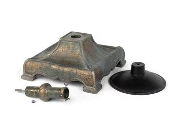 Vintage Look Bronze Tree Stand, 19.69"L