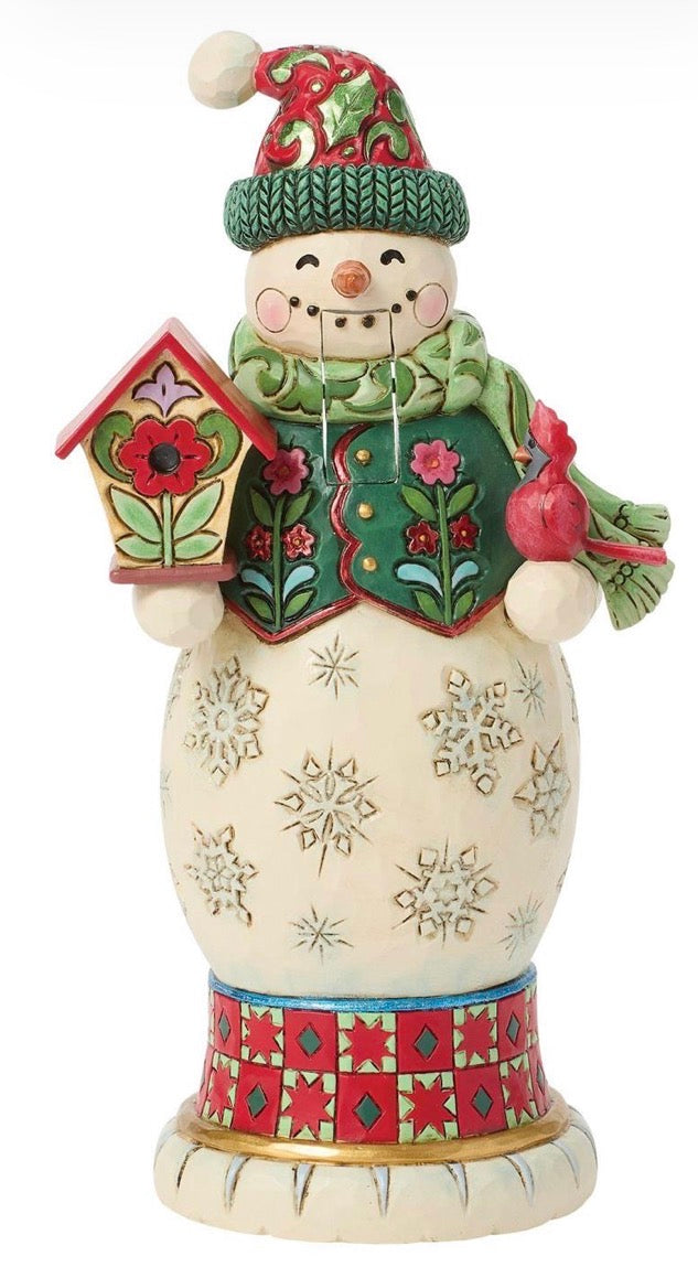 Snowman Nutcracker Traditional