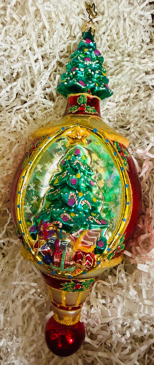 Christmas Tree Spindle Ornament