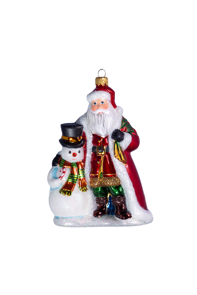 Santa with Snowman Companion